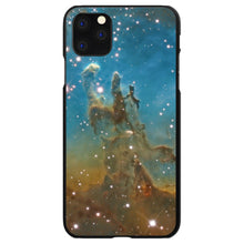 DistinctInk® Hard Plastic Snap-On Case for Apple iPhone or Samsung Galaxy - Eagle Nebula Blue Green