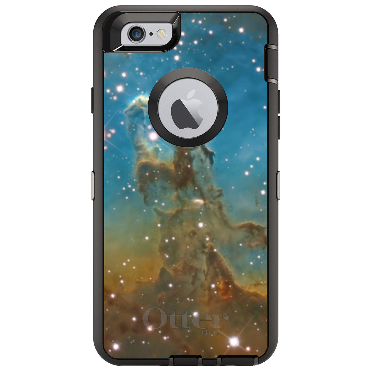 Eagle Nebula Blue Green OtterBox Defender Case for iPhone & Galaxy, view 4