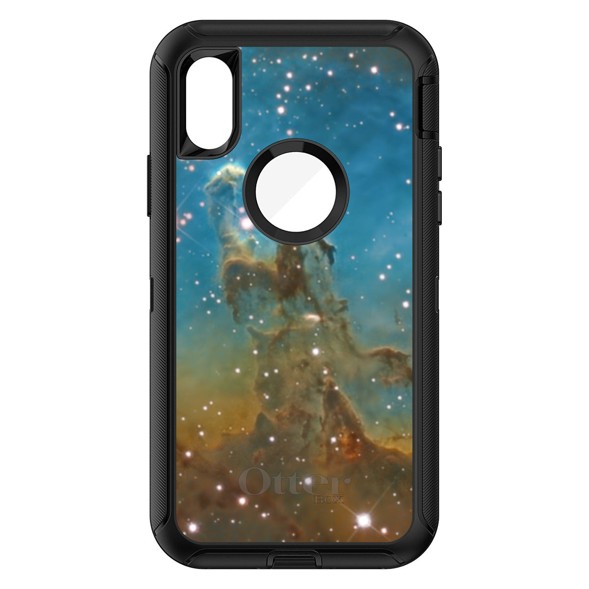 Eagle Nebula Blue Green OtterBox Defender Case for iPhone & Galaxy, view 3
