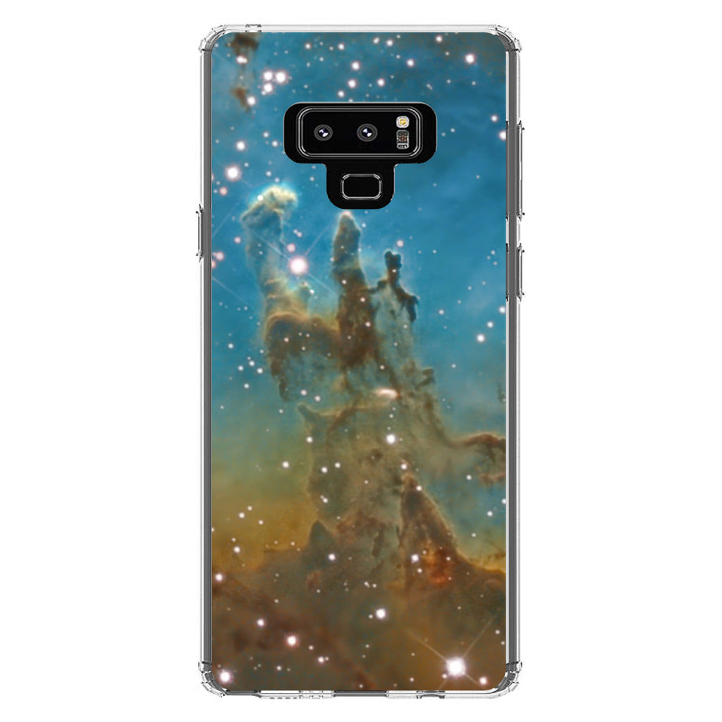 Eagle Nebula Blue Green Clear Shockproof iPhone Case, view 11