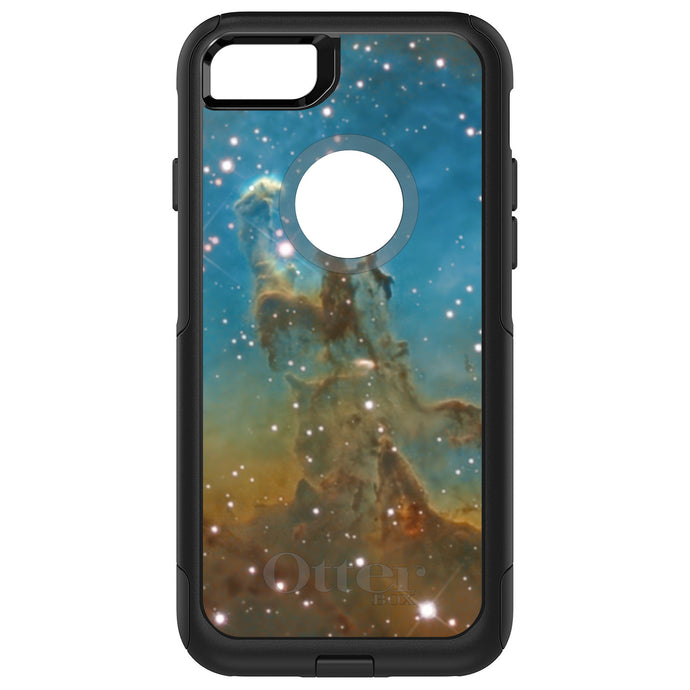 DistinctInk OtterBox Commuter Series Case for Apple iPhone or Samsung Galaxy - Eagle Nebula Blue Green