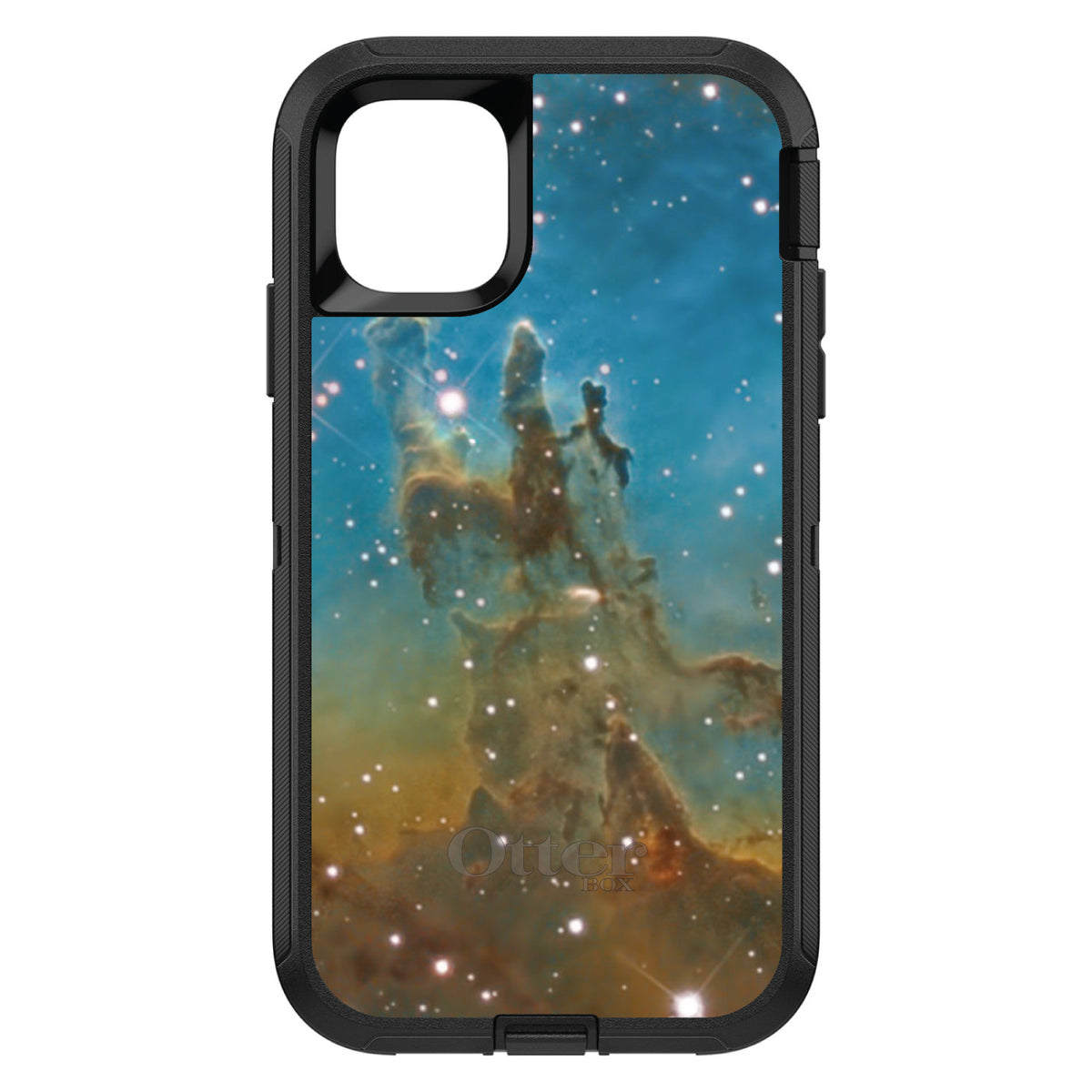 Eagle Nebula Blue Green OtterBox Defender Case for iPhone & Galaxy, view 2