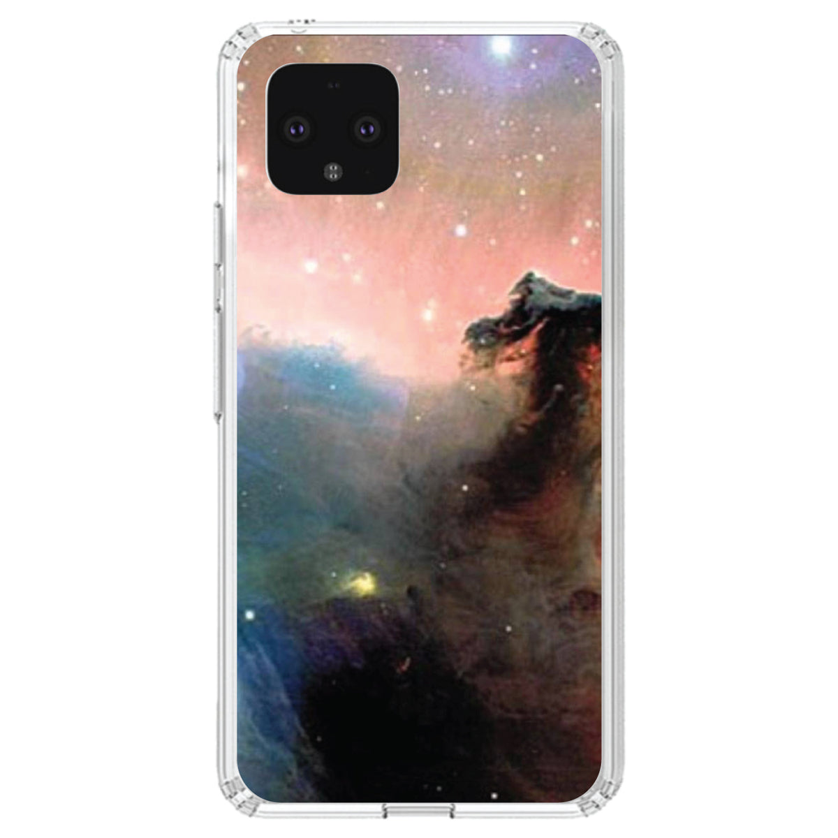 Horsehead Nebula Stars Clear Shockproof iPhone Case, view 24