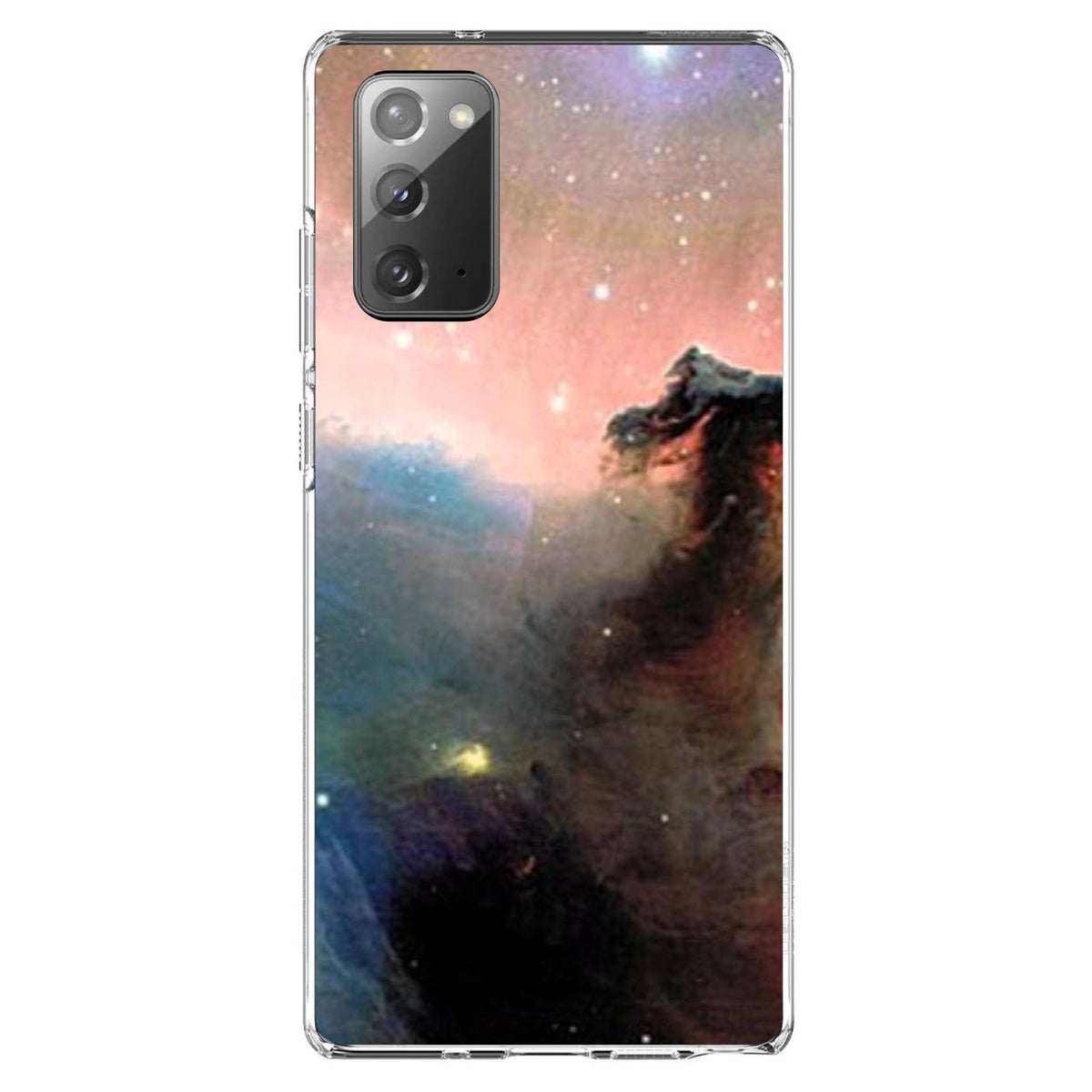 Horsehead Nebula Stars Clear Shockproof iPhone Case, view 8