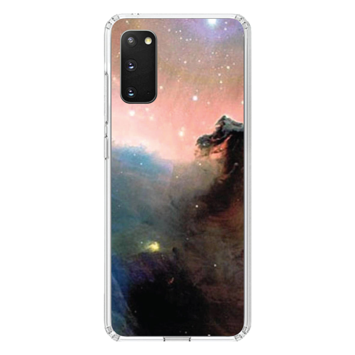Horsehead Nebula Stars Clear Shockproof iPhone Case, view 14