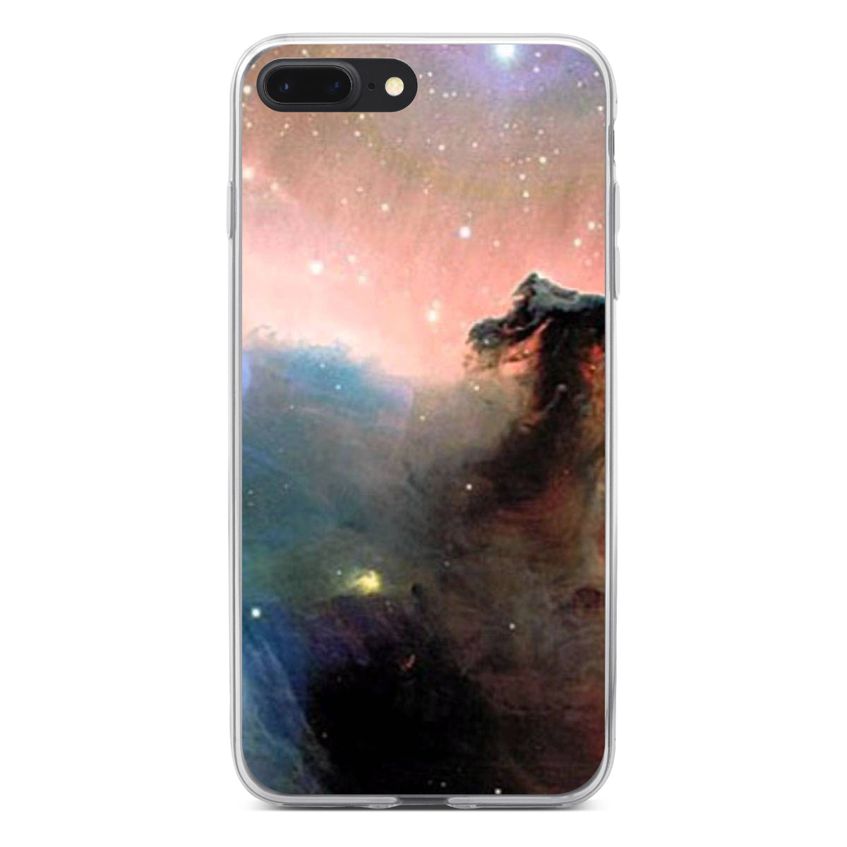 Horsehead Nebula Stars Clear Shockproof iPhone Case, view 6