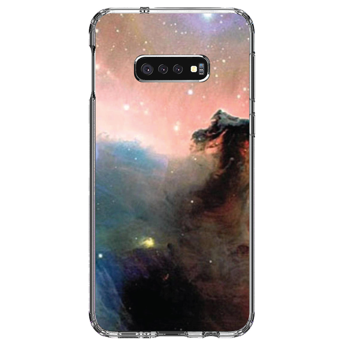 Horsehead Nebula Stars Clear Shockproof iPhone Case, view 18