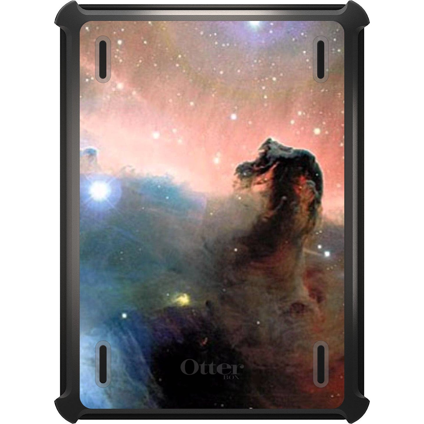 DistinctInk™ OtterBox Defender Series Case for Apple iPad / iPad Pro / iPad Air / iPad Mini - Horsehead Nebula Stars