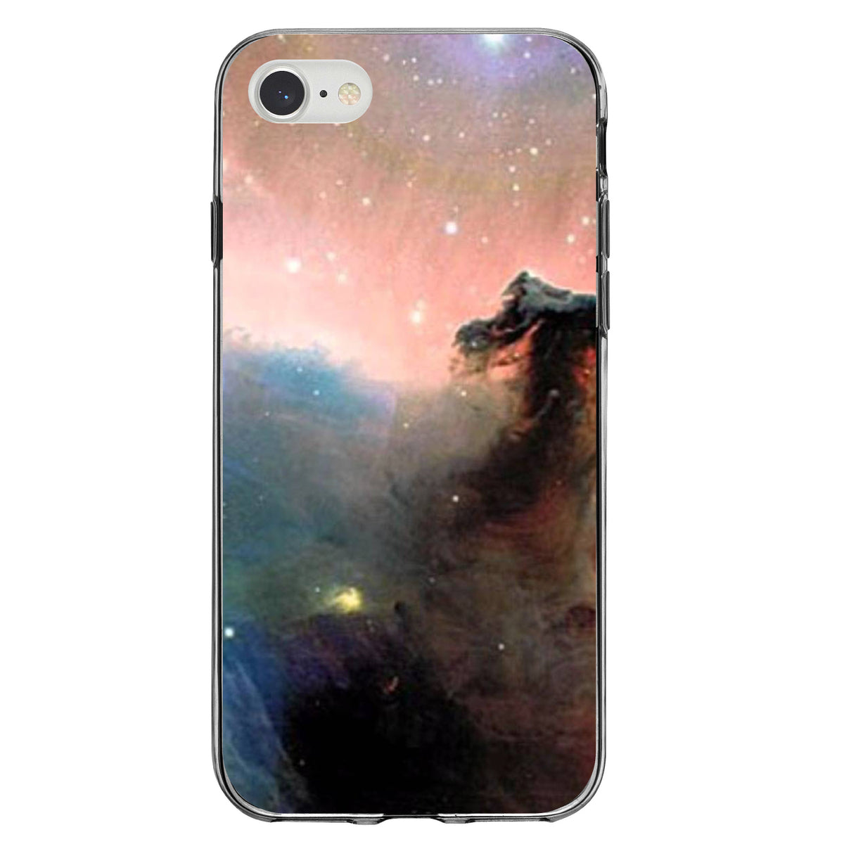 Horsehead Nebula Stars Clear Shockproof iPhone Case, view 5