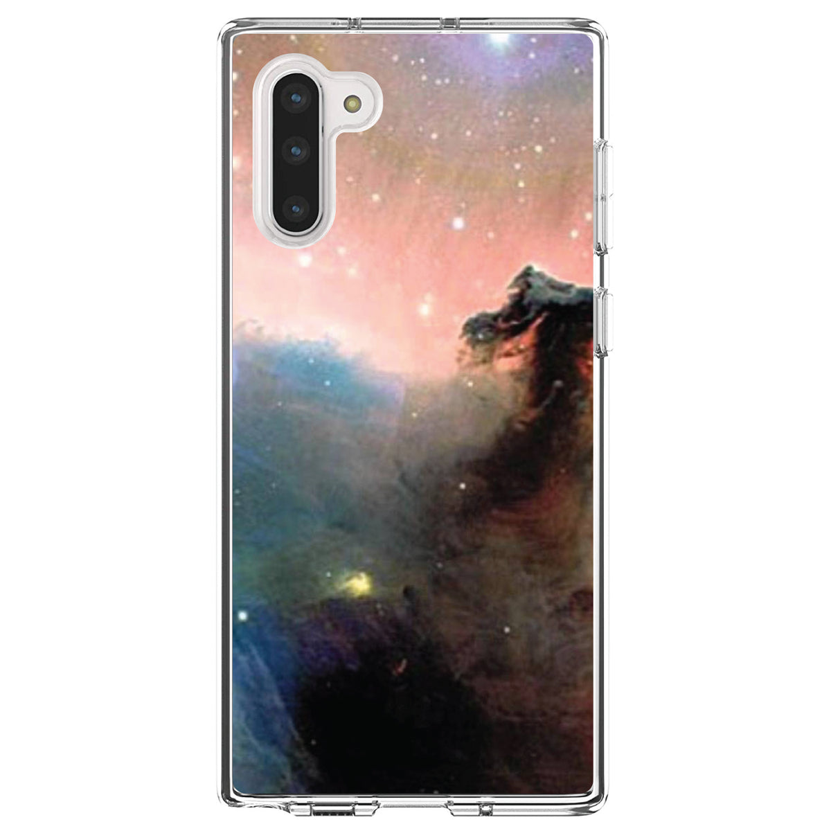 Horsehead Nebula Stars Clear Shockproof iPhone Case, view 9