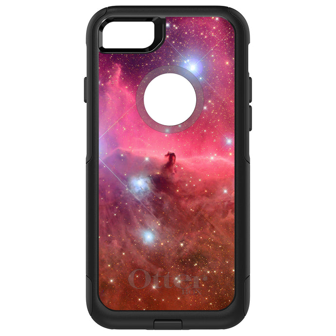 DistinctInk OtterBox Commuter Series Case for Apple iPhone or Samsung Galaxy - Horsehead Nebula Pink