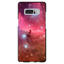 DistinctInk® Hard Plastic Snap-On Case for Apple iPhone or Samsung Galaxy - Horsehead Nebula Pink