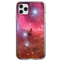 Horsehead Nebula Pink Clear Shockproof iPhone Case