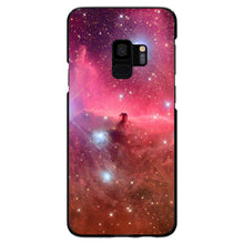 DistinctInk® Hard Plastic Snap-On Case for Apple iPhone or Samsung Galaxy - Horsehead Nebula Pink