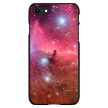 DistinctInk® Hard Plastic Snap-On Case for Apple iPhone or Samsung Galaxy - Horsehead Nebula Pink