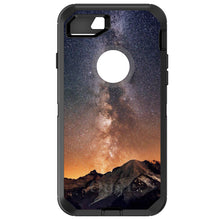 DistinctInk™ OtterBox Defender Series Case for Apple iPhone / Samsung Galaxy / Google Pixel - Milky Way Over Mountains