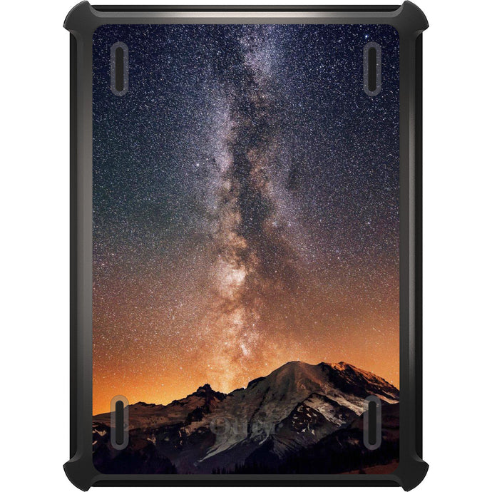 DistinctInk™ OtterBox Defender Series Case for Apple iPad / iPad Pro / iPad Air / iPad Mini - Milky Way Over Mountains
