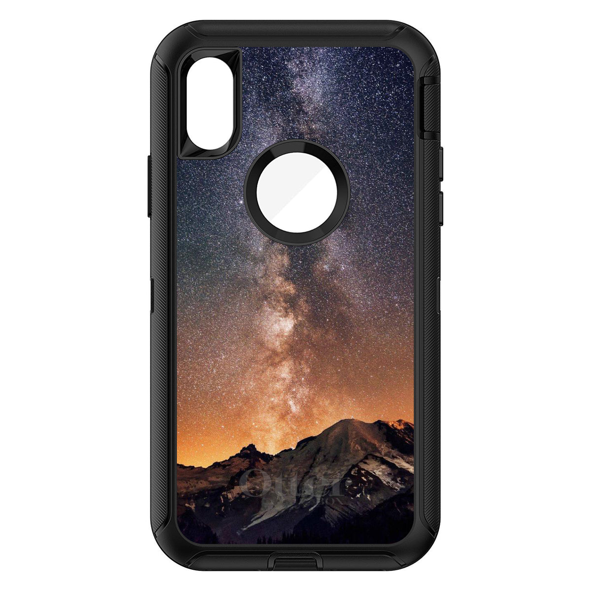 Milky Way Over Mountains OtterBox Defender Case for iPhone & Galaxy, view 3