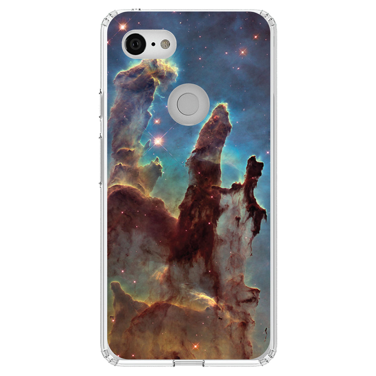 Pillars of Creation Clear Shockproof iPhone Case, view 21