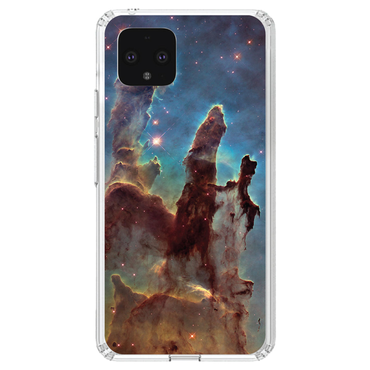 Pillars of Creation Clear Shockproof iPhone Case, view 23