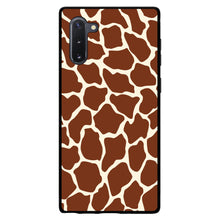 DistinctInk® Hard Plastic Snap-On Case for Apple iPhone or Samsung Galaxy - Brown Tan Beige Giraffe Skin Spots