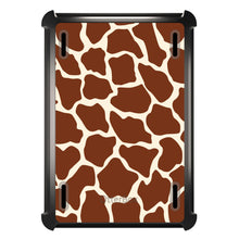 DistinctInk™ OtterBox Defender Series Case for Apple iPad / iPad Pro / iPad Air / iPad Mini - Brown Tan Beige Giraffe Skin Spots