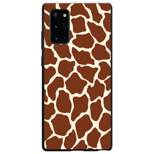 DistinctInk® Hard Plastic Snap-On Case for Apple iPhone or Samsung Galaxy - Brown Tan Beige Giraffe Skin Spots