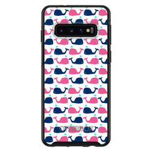 DistinctInk™ OtterBox Symmetry Series Case for Apple iPhone / Samsung Galaxy / Google Pixel - Pink Navy Cartoon Whales