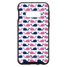 DistinctInk™ OtterBox Symmetry Series Case for Apple iPhone / Samsung Galaxy / Google Pixel - Pink Navy Cartoon Whales