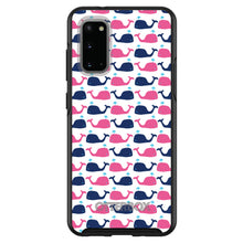 DistinctInk™ OtterBox Symmetry Series Case for Apple iPhone / Samsung Galaxy / Google Pixel - Pink Navy Cartoon Whales