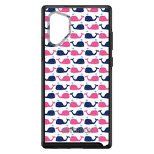 DistinctInk™ OtterBox Symmetry Series Case for Apple iPhone / Samsung Galaxy / Google Pixel - Pink Navy Cartoon Whales
