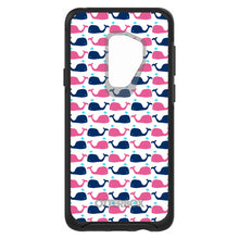 DistinctInk™ OtterBox Symmetry Series Case for Apple iPhone / Samsung Galaxy / Google Pixel - Pink Navy Cartoon Whales