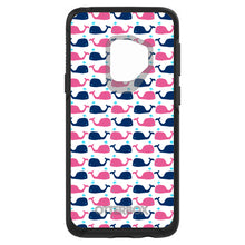 DistinctInk™ OtterBox Symmetry Series Case for Apple iPhone / Samsung Galaxy / Google Pixel - Pink Navy Cartoon Whales