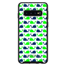 DistinctInk™ OtterBox Symmetry Series Case for Apple iPhone / Samsung Galaxy / Google Pixel - Green Navy Cartoon Whales