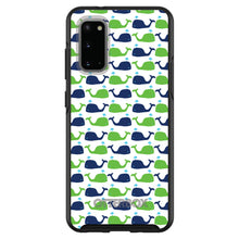 DistinctInk™ OtterBox Symmetry Series Case for Apple iPhone / Samsung Galaxy / Google Pixel - Green Navy Cartoon Whales