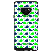 DistinctInk™ OtterBox Symmetry Series Case for Apple iPhone / Samsung Galaxy / Google Pixel - Green Navy Cartoon Whales