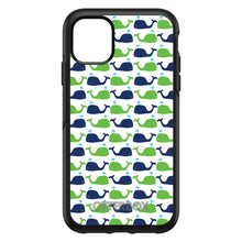 DistinctInk™ OtterBox Symmetry Series Case for Apple iPhone / Samsung Galaxy / Google Pixel - Green Navy Cartoon Whales