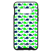 DistinctInk™ OtterBox Symmetry Series Case for Apple iPhone / Samsung Galaxy / Google Pixel - Green Navy Cartoon Whales