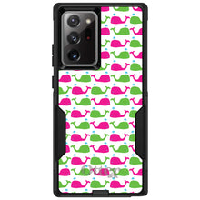 DistinctInk™ OtterBox Commuter Series Case for Apple iPhone or Samsung Galaxy - Green Pink Cartoon Whales