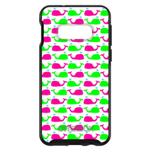 DistinctInk™ OtterBox Symmetry Series Case for Apple iPhone / Samsung Galaxy / Google Pixel - Green Pink Cartoon Whales