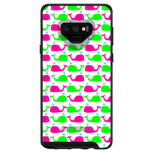 DistinctInk™ OtterBox Symmetry Series Case for Apple iPhone / Samsung Galaxy / Google Pixel - Green Pink Cartoon Whales