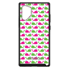 DistinctInk™ OtterBox Symmetry Series Case for Apple iPhone / Samsung Galaxy / Google Pixel - Green Pink Cartoon Whales