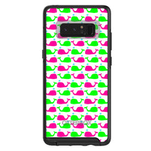DistinctInk™ OtterBox Symmetry Series Case for Apple iPhone / Samsung Galaxy / Google Pixel - Green Pink Cartoon Whales