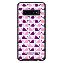 DistinctInk™ OtterBox Symmetry Series Case for Apple iPhone / Samsung Galaxy / Google Pixel - Purple Pink Cartoon Whales