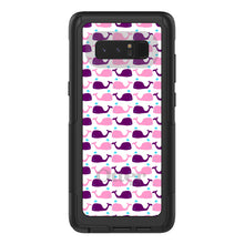 DistinctInk™ OtterBox Commuter Series Case for Apple iPhone or Samsung Galaxy - Purple Pink Cartoon Whales