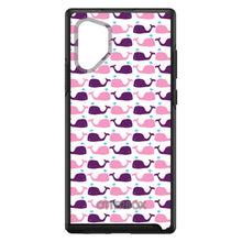 DistinctInk™ OtterBox Symmetry Series Case for Apple iPhone / Samsung Galaxy / Google Pixel - Purple Pink Cartoon Whales