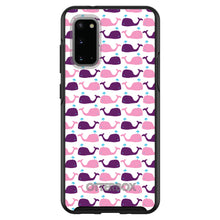 DistinctInk™ OtterBox Symmetry Series Case for Apple iPhone / Samsung Galaxy / Google Pixel - Purple Pink Cartoon Whales