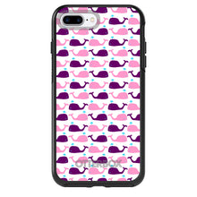 DistinctInk™ OtterBox Symmetry Series Case for Apple iPhone / Samsung Galaxy / Google Pixel - Purple Pink Cartoon Whales