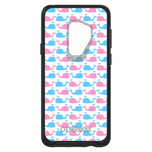 DistinctInk™ OtterBox Symmetry Series Case for Apple iPhone / Samsung Galaxy / Google Pixel - Blue Pink Cartoon Whales