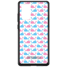 DistinctInk™ OtterBox Symmetry Series Case for Apple iPhone / Samsung Galaxy / Google Pixel - Blue Pink Cartoon Whales
